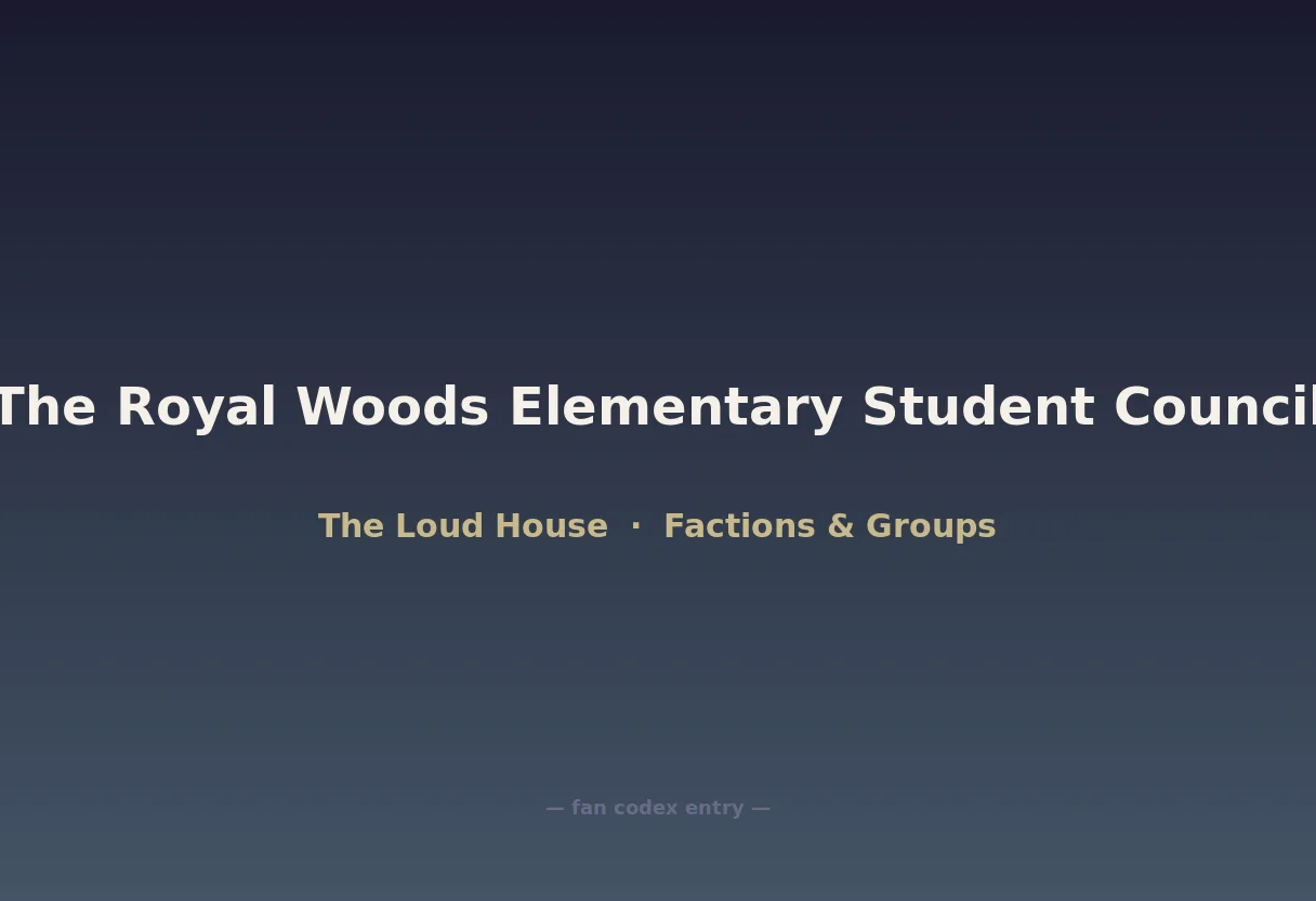 The Royal Woods Elementary Student Council