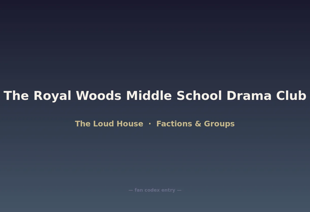 The Royal Woods Middle School Drama Club